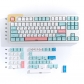 Unicorn 104+28 Japanese PBT Dye-subbed Keycap Set Cherry Profile Compatible with ANSI Mechanical Keyboard